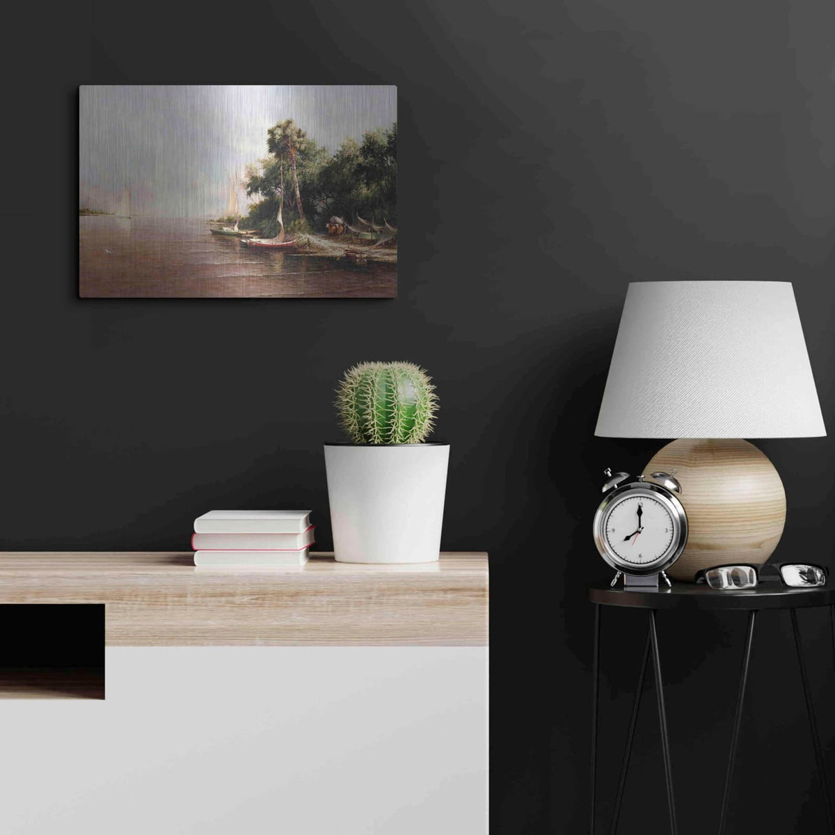 'Fisherman Landing' by Art Fronckowiak – Metal Wall Art, 24x16 room view