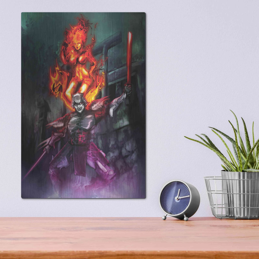 'Ronin' by Michael Stewart – Metal Wall Art, 12x16 room view