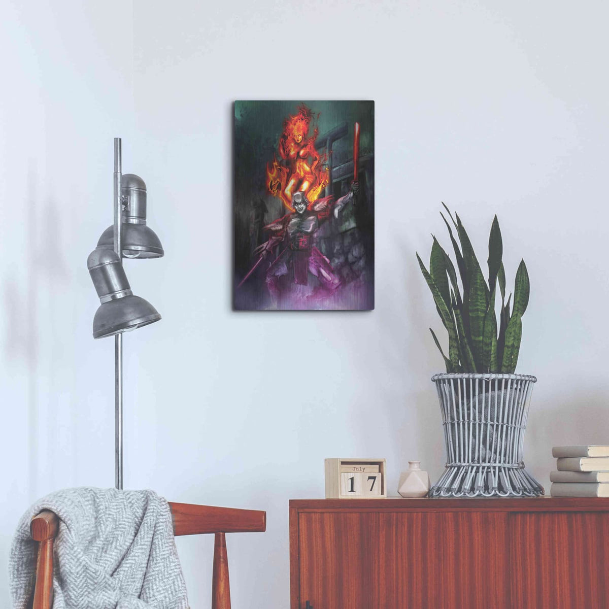 'Ronin' by Michael Stewart – Metal Wall Art, 16x24 room view