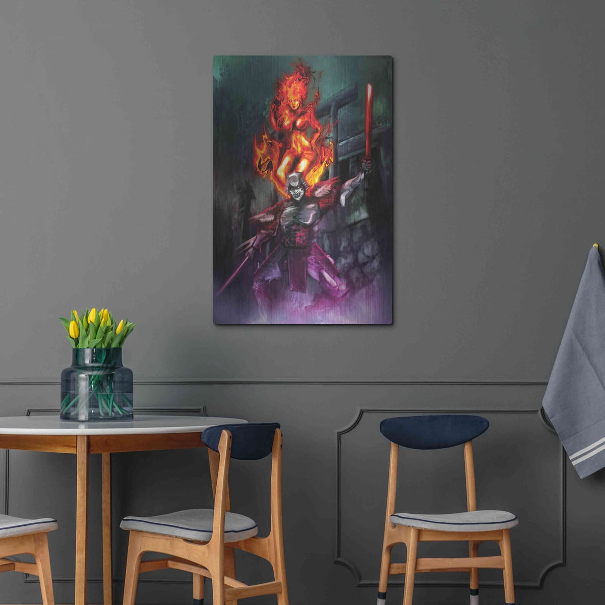 'Ronin' by Michael Stewart – Metal Wall Art, 24x36 room view