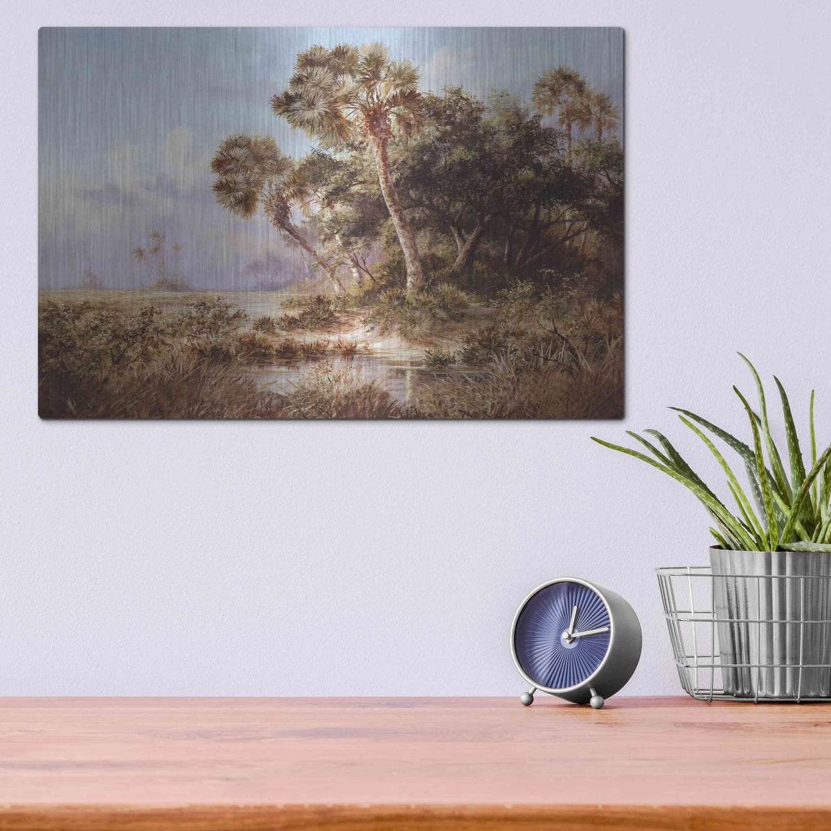 'Glades Cove' by Art Fronckowiak – Metal Wall Art, 16x12 room view