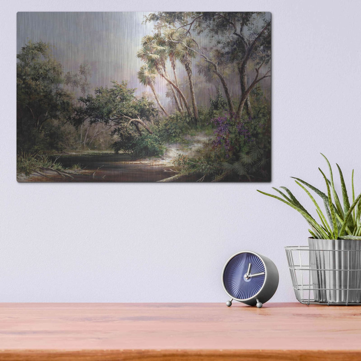 'Myakka River Scene' by Art Fronckowiak – Metal Wall Art, 16x12 room view