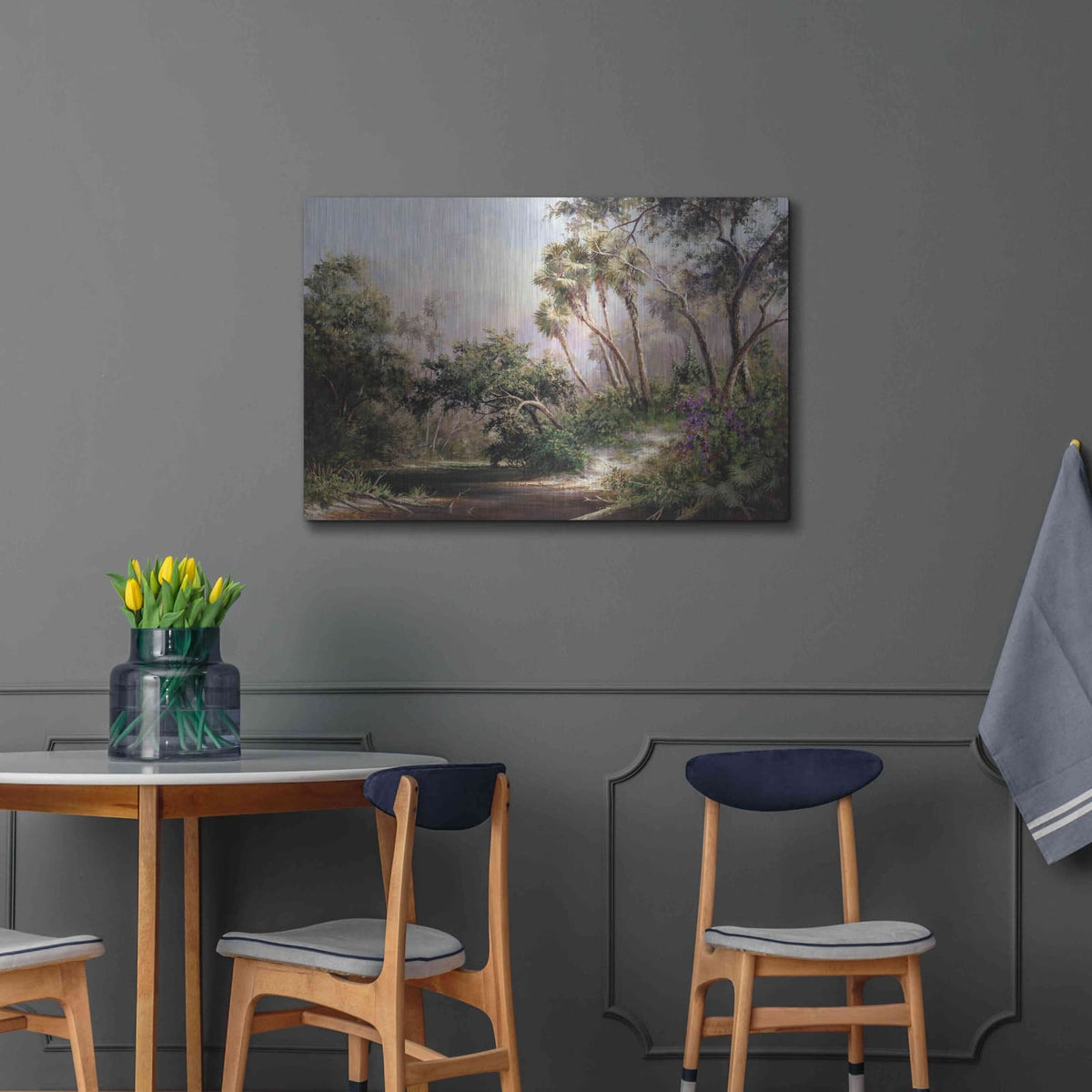 'Myakka River Scene' by Art Fronckowiak – Metal Wall Art, 36x24 room view