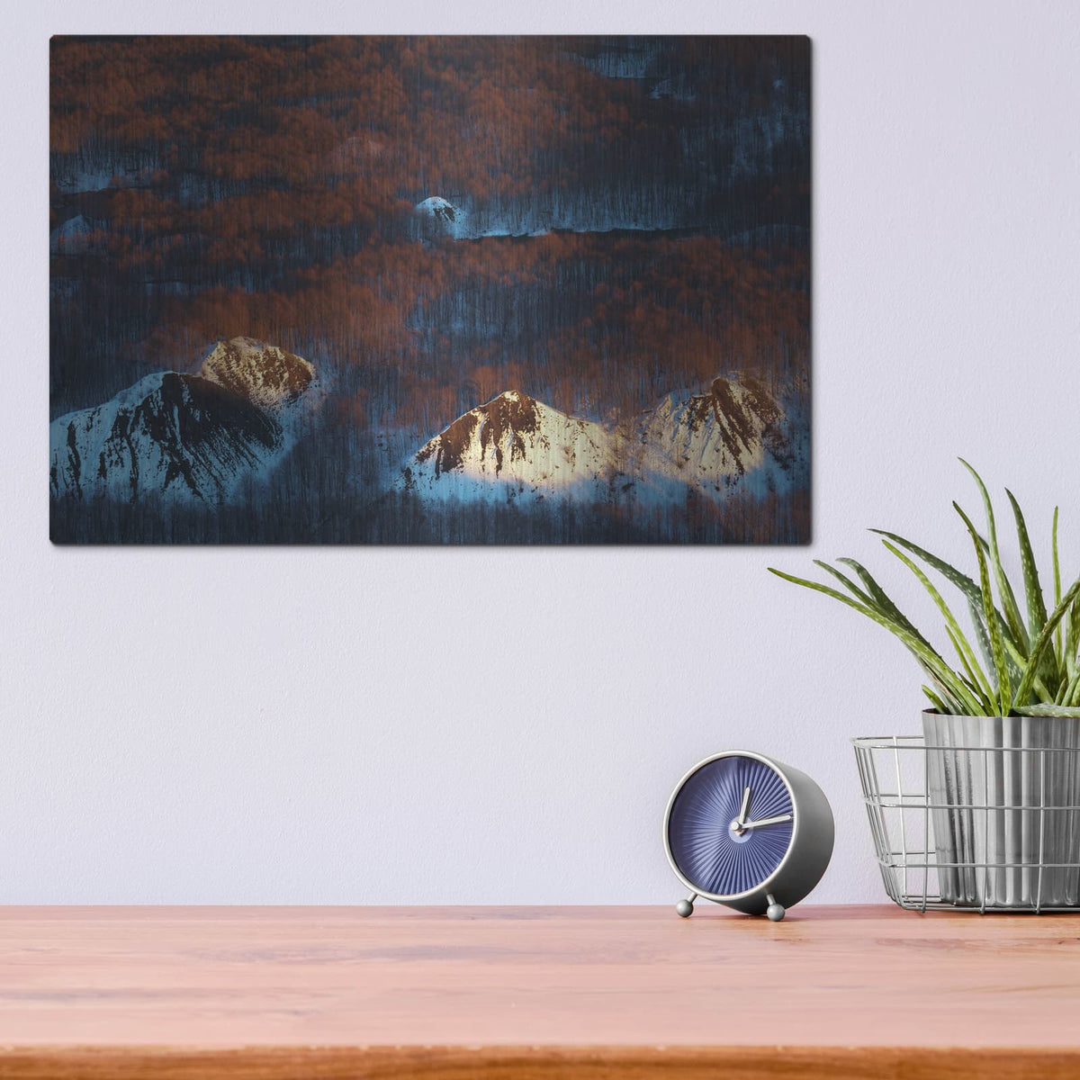 'Touched' by Jesse Estes – Metal Wall Art, 16x12 room view