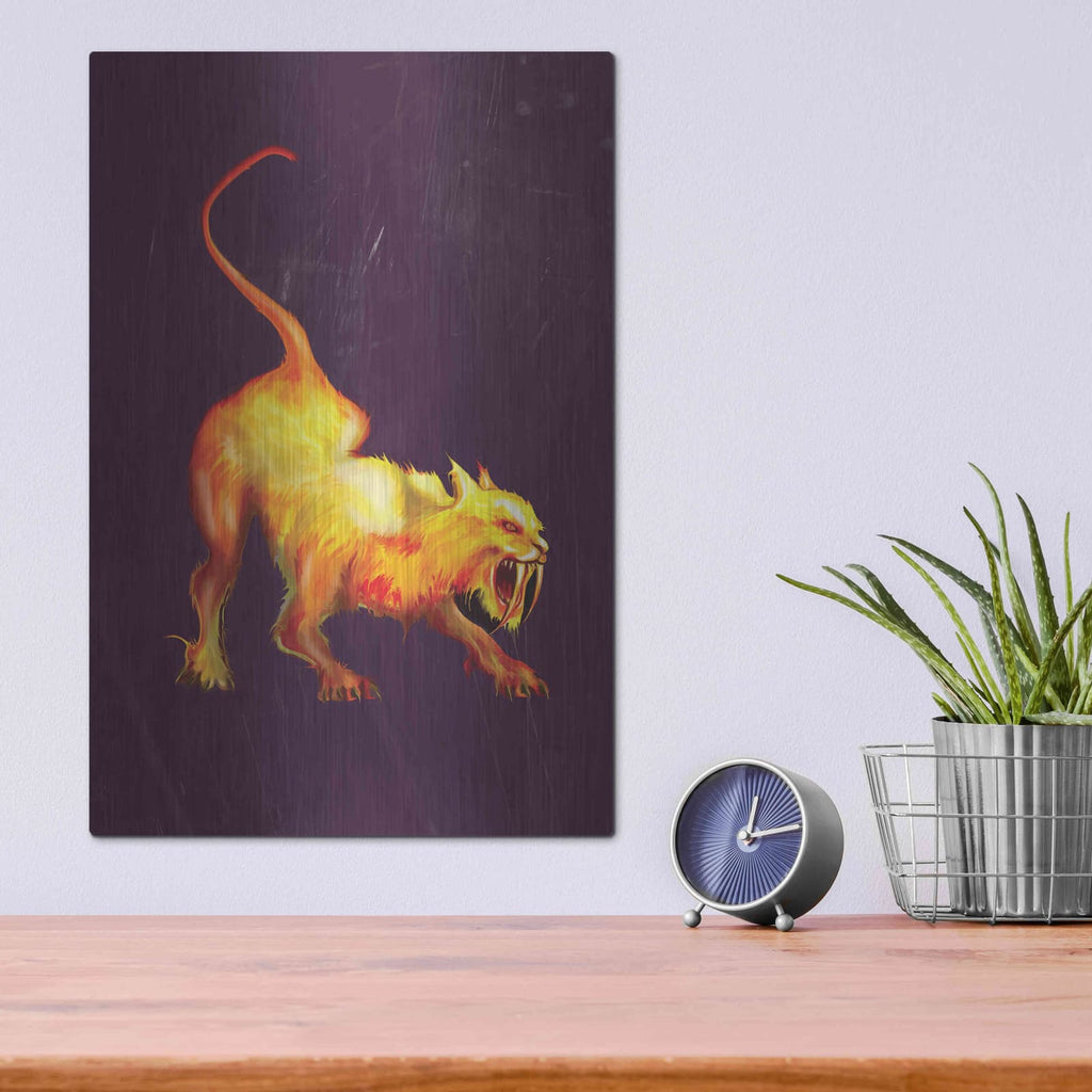 'Saber Tooth' by Michael Stewart – Metal Wall Art, 12x16 room view