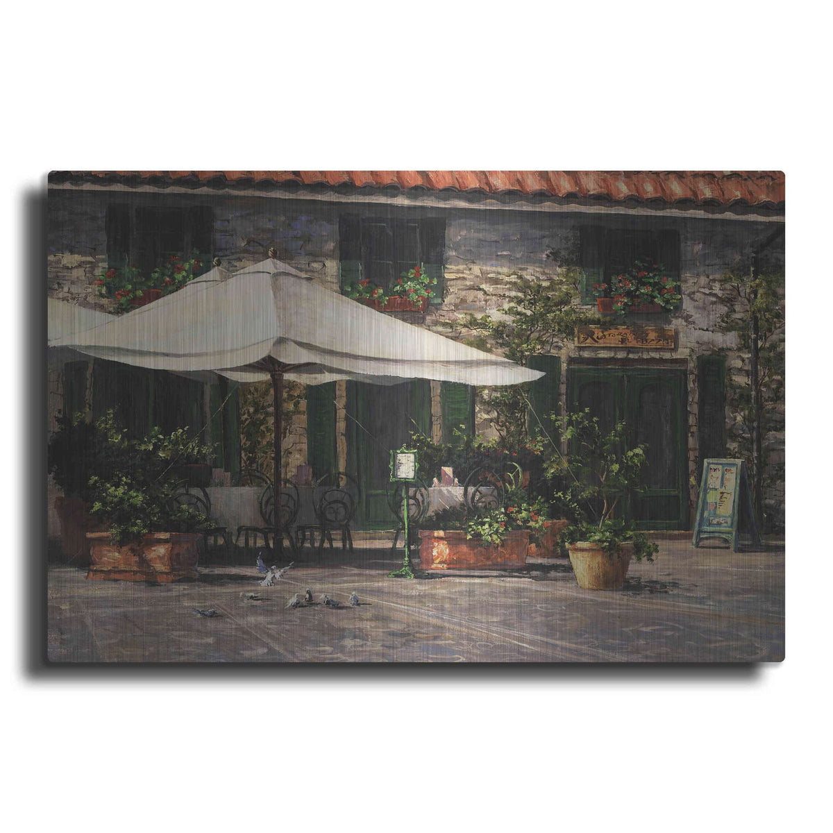 'Ristorante Il Pozzo' by Art Fronckowiak – Metal Wall Art