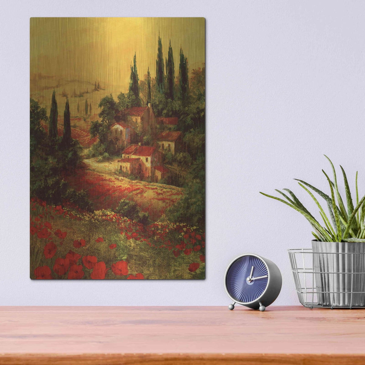 'Toscano Valley I' by Art Fronckowiak – Metal Wall Art, 12x16 room view