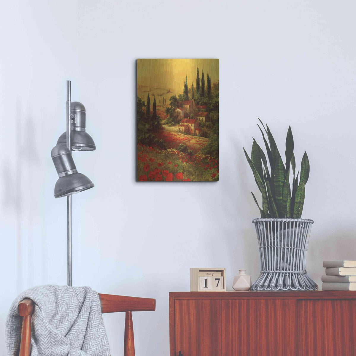 'Toscano Valley I' by Art Fronckowiak – Metal Wall Art, 16x24 room view