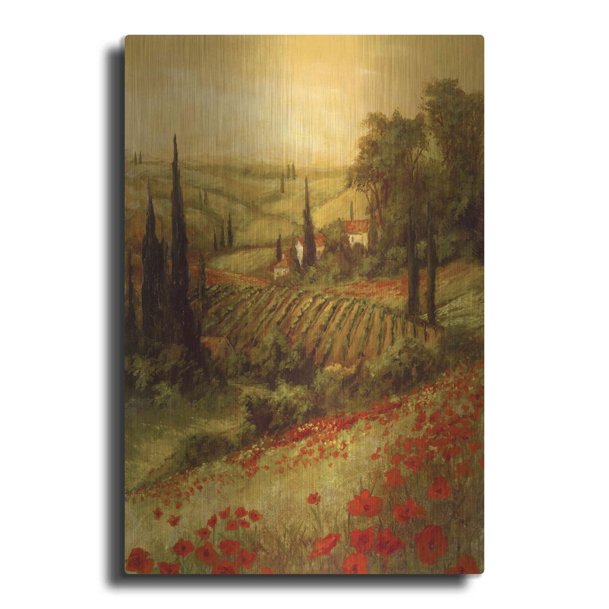 'Toscano Valley II' by Art Fronckowiak – Metal Wall Art