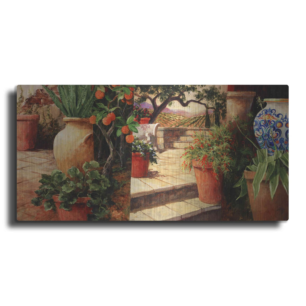 'Turo Tuscan Orange' by Art Fronckowiak – Metal Wall Art