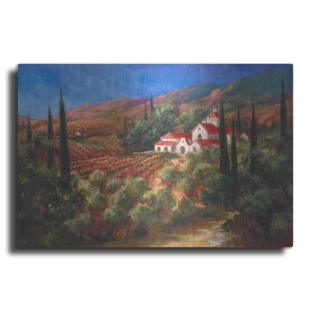 'Tuscan Monastery' by Art Fronckowiak – Metal Wall Art