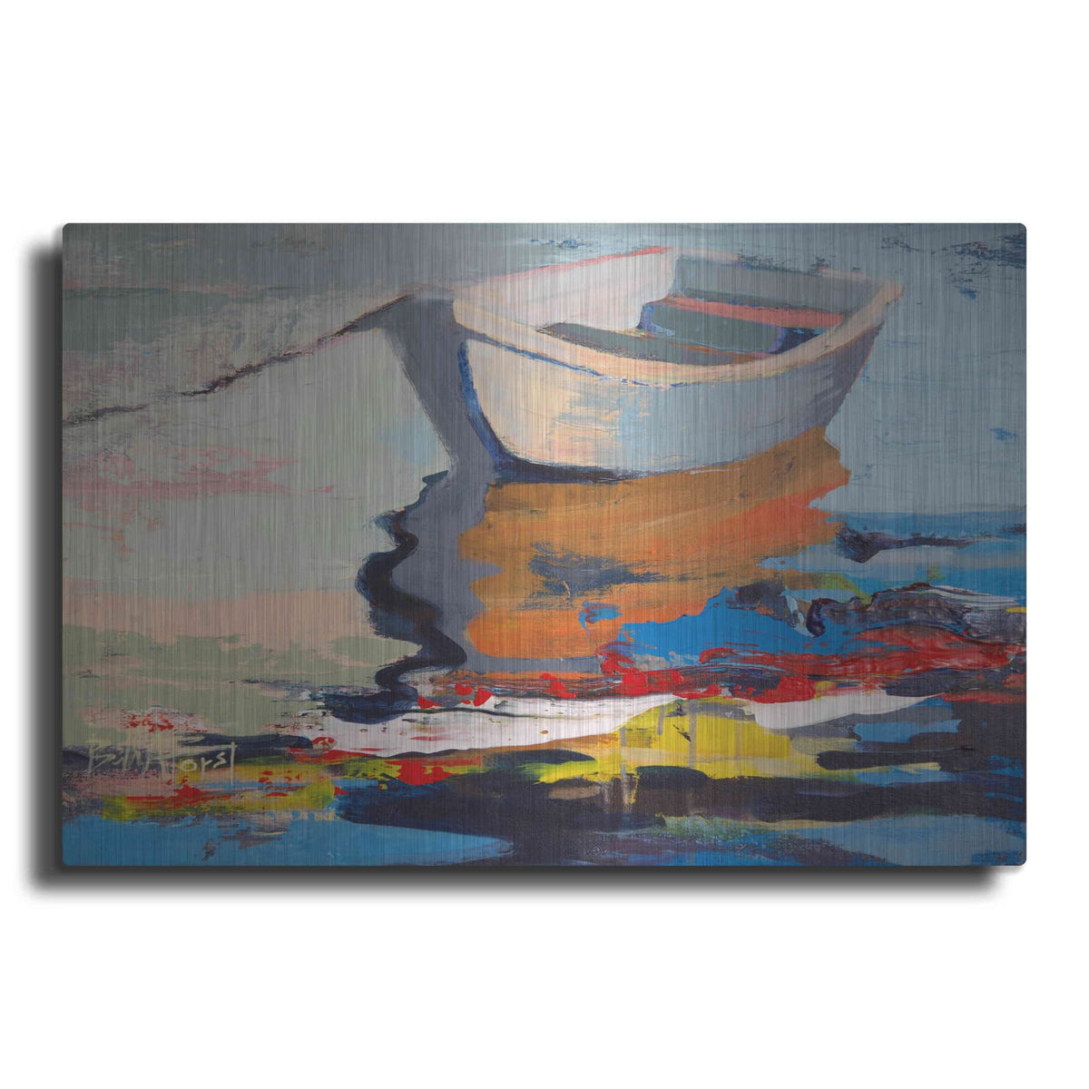 'Boathouse Rebel' by Beth Forst – Metal Wall Art