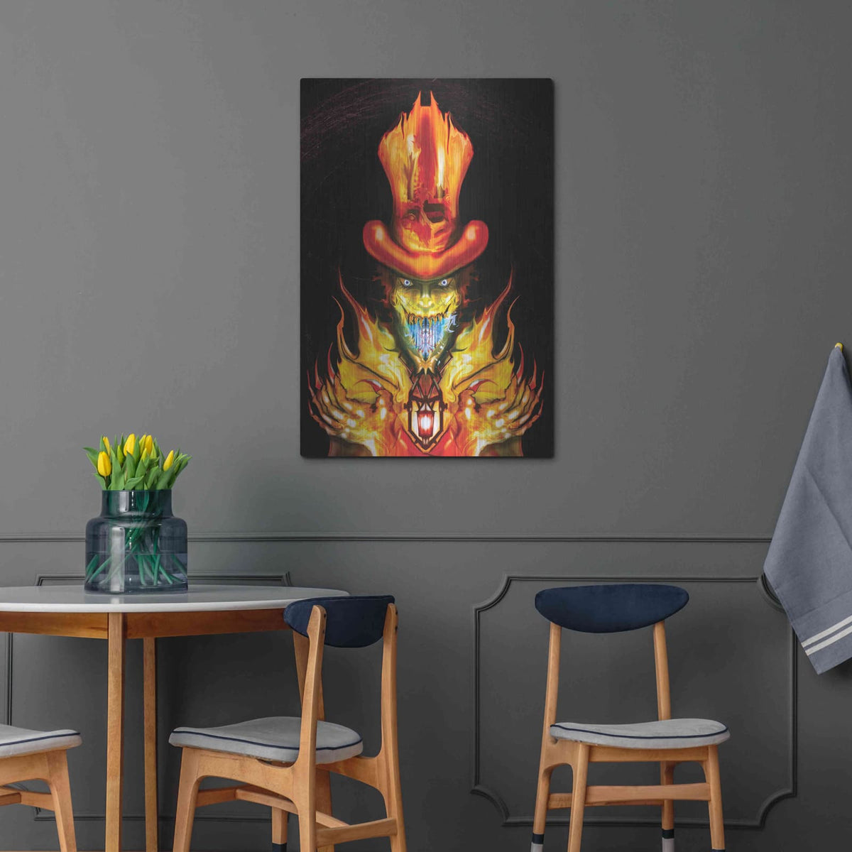'Spring Heel Jack' by Michael Stewart – Metal Wall Art, 24x36 room view