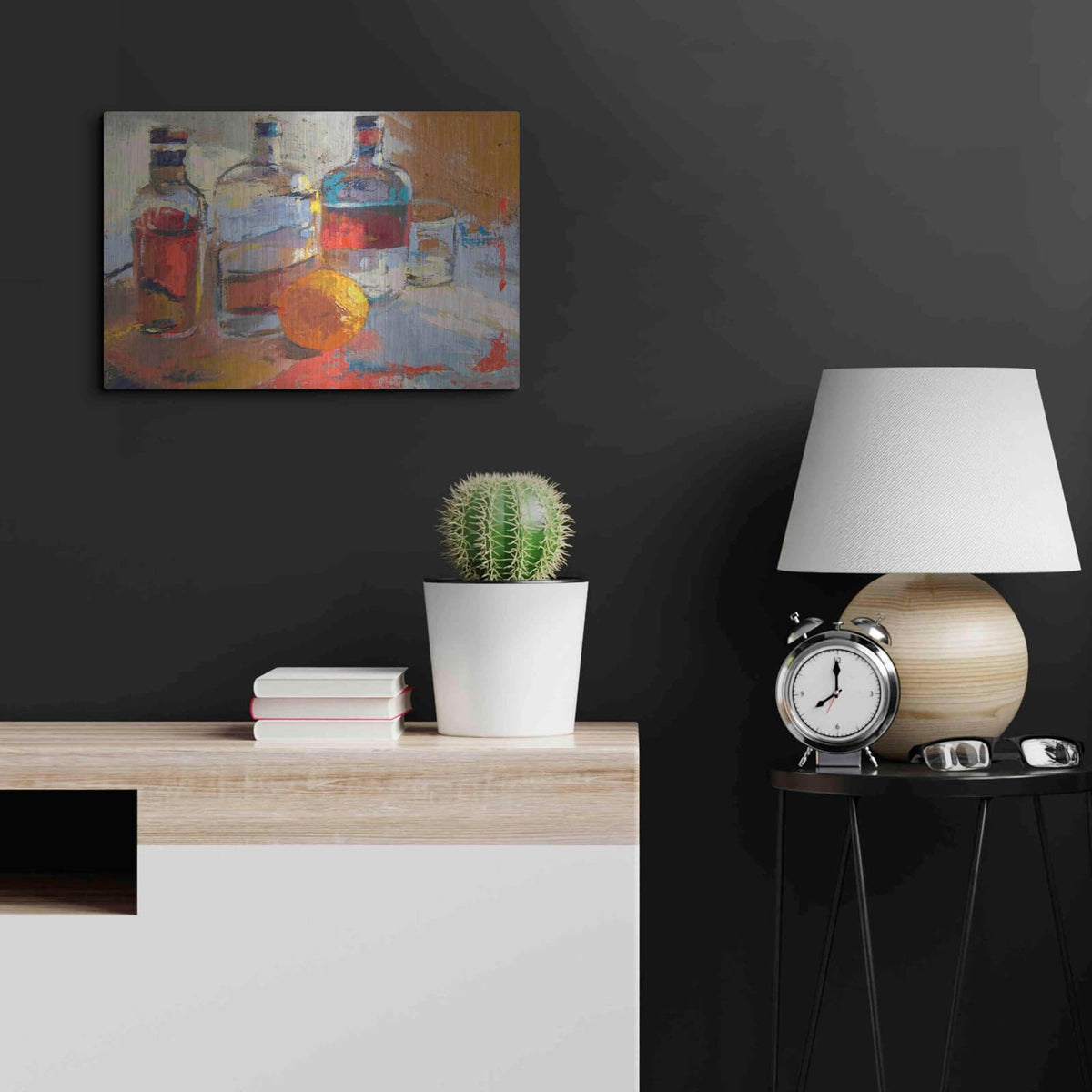 'Bourbon L’Orange' by Beth Forst – Metal Wall Art, 24x16 room view