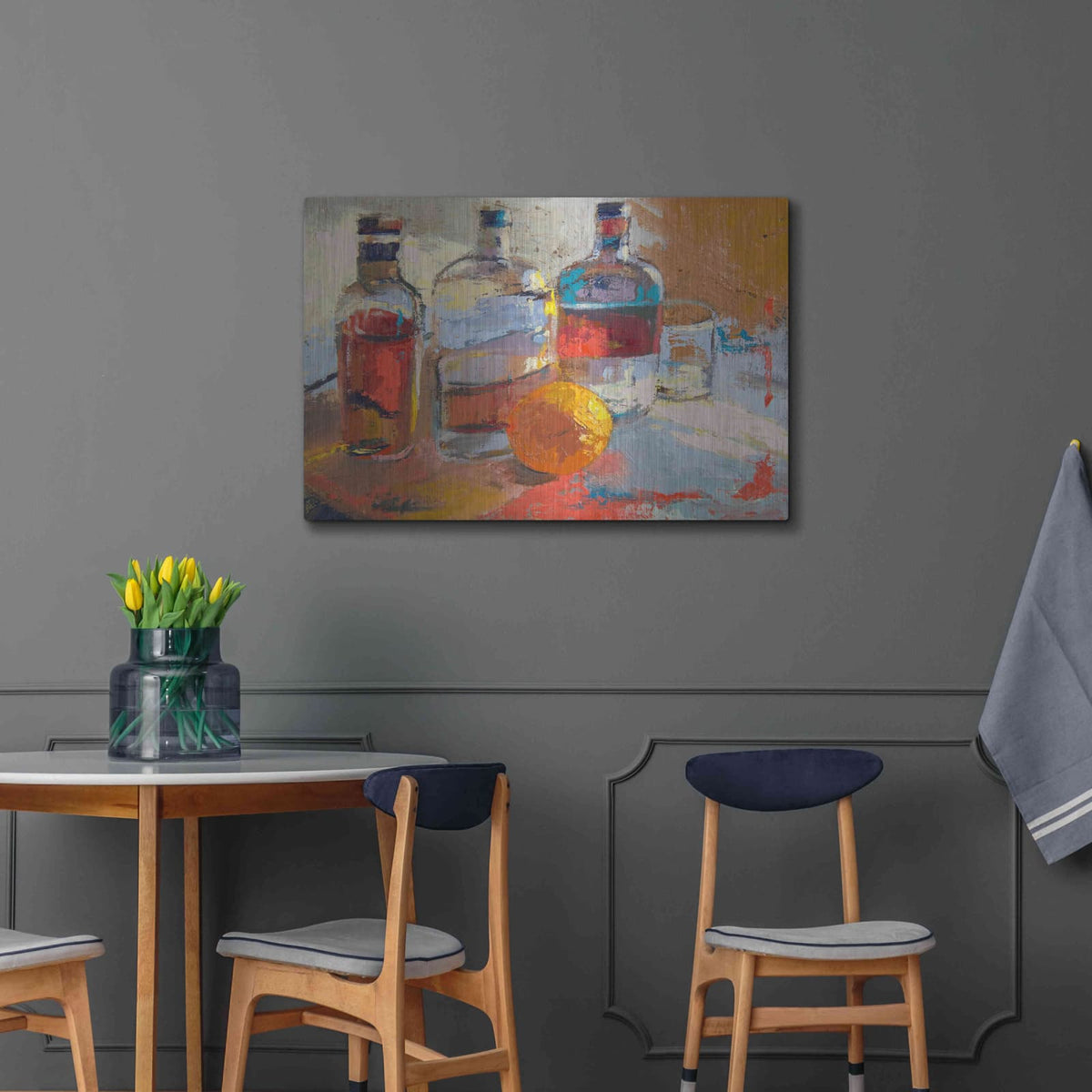 'Bourbon L’Orange' by Beth Forst – Metal Wall Art, 36x24 room view