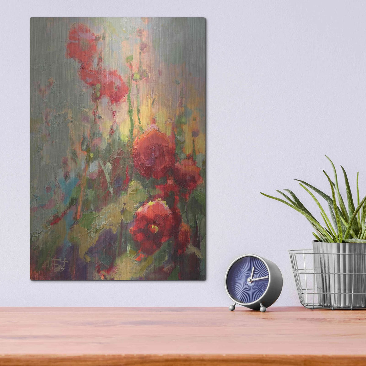 'Hannah’s Cherry Bomb' by Beth Forst – Metal Wall Art, 12x16 room view