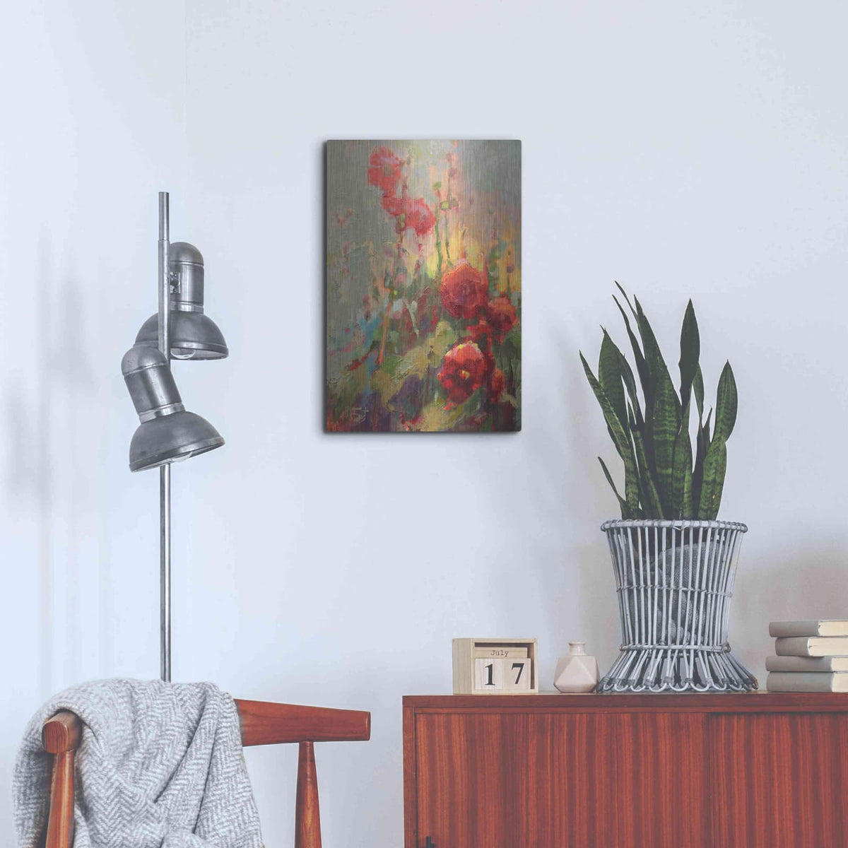 'Hannah’s Cherry Bomb' by Beth Forst – Metal Wall Art, 16x24 room view