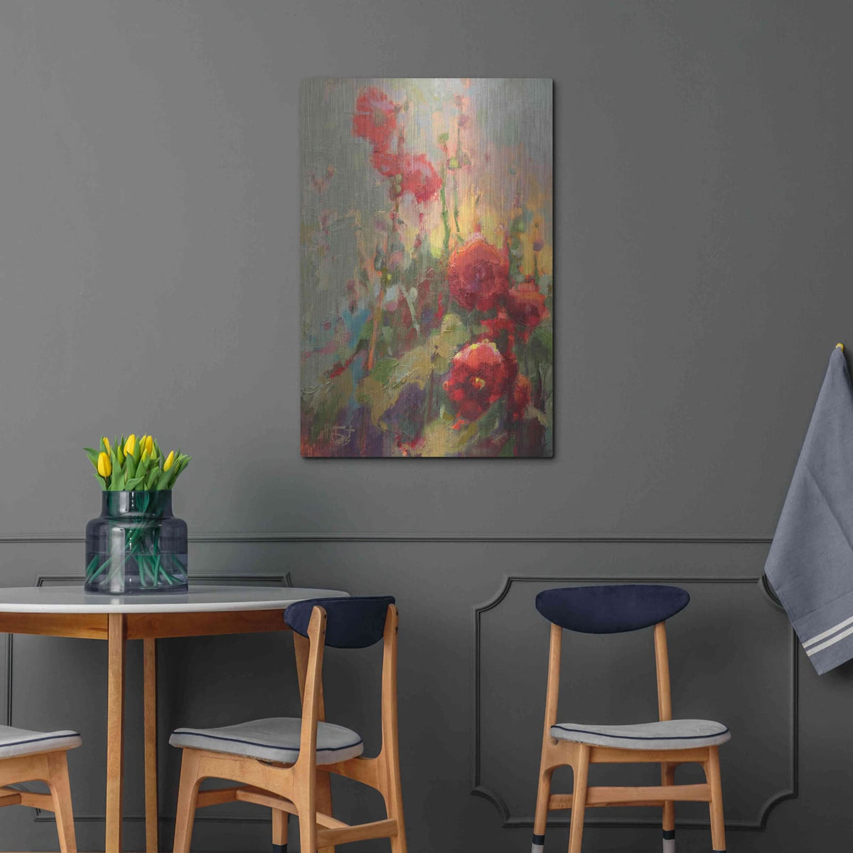 'Hannah’s Cherry Bomb' by Beth Forst – Metal Wall Art, 24x36 room view