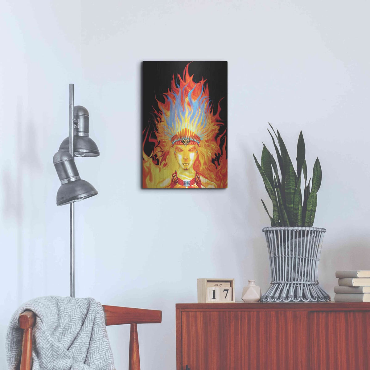 'Totem' by Michael Stewart – Metal Wall Art, 16x24 room view