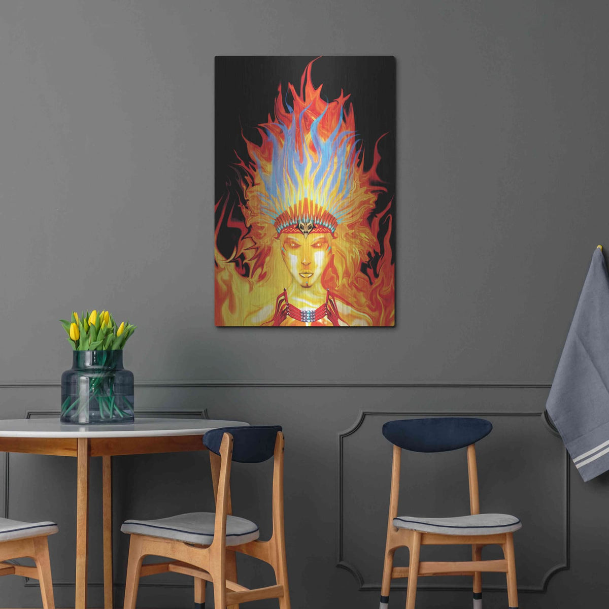 'Totem' by Michael Stewart – Metal Wall Art, 24x36 room view