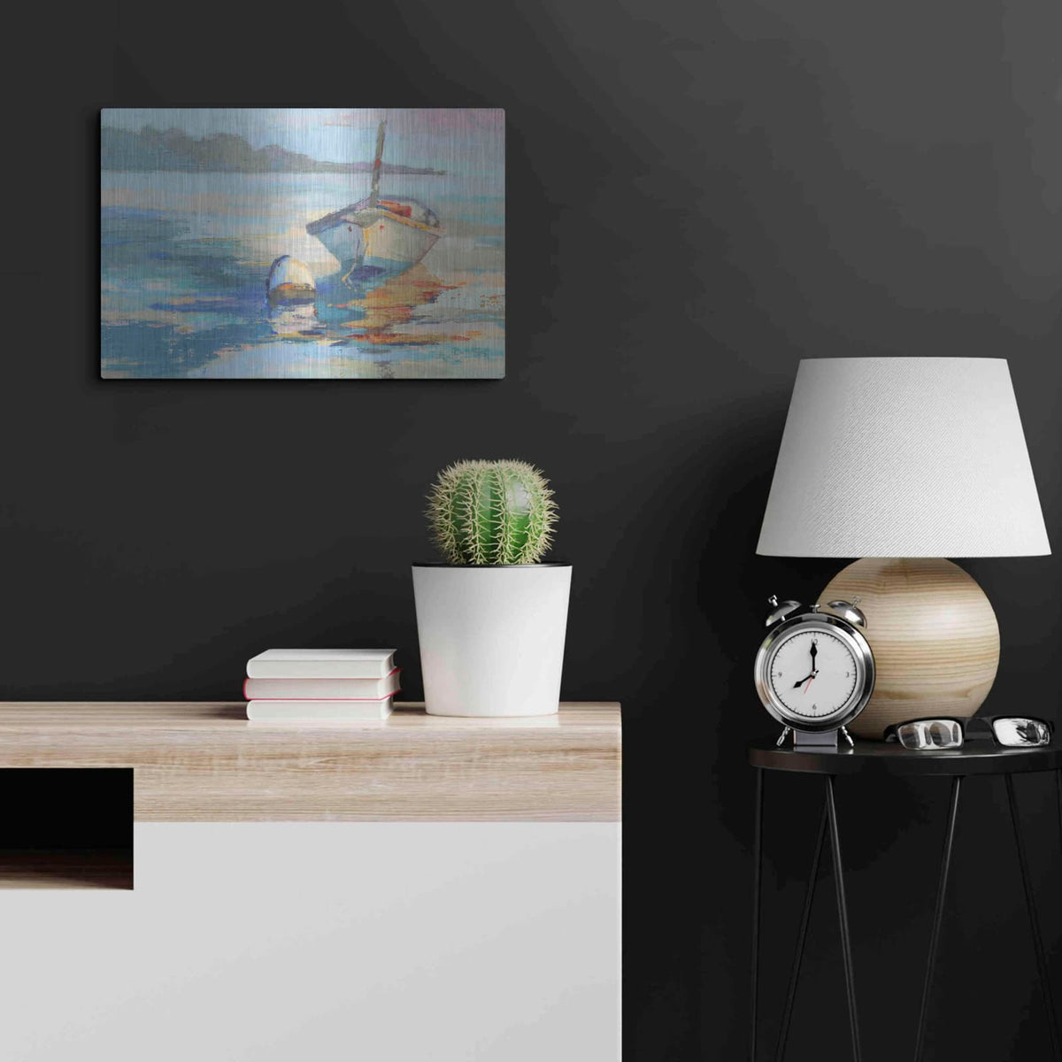 'Monhegan Island Taxi' by Beth Forst – Metal Wall Art, 24x16 room view