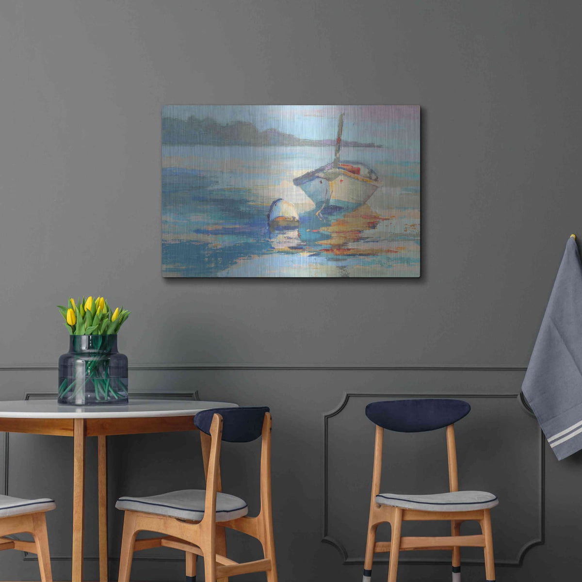 'Monhegan Island Taxi' by Beth Forst – Metal Wall Art, 36x24 room view