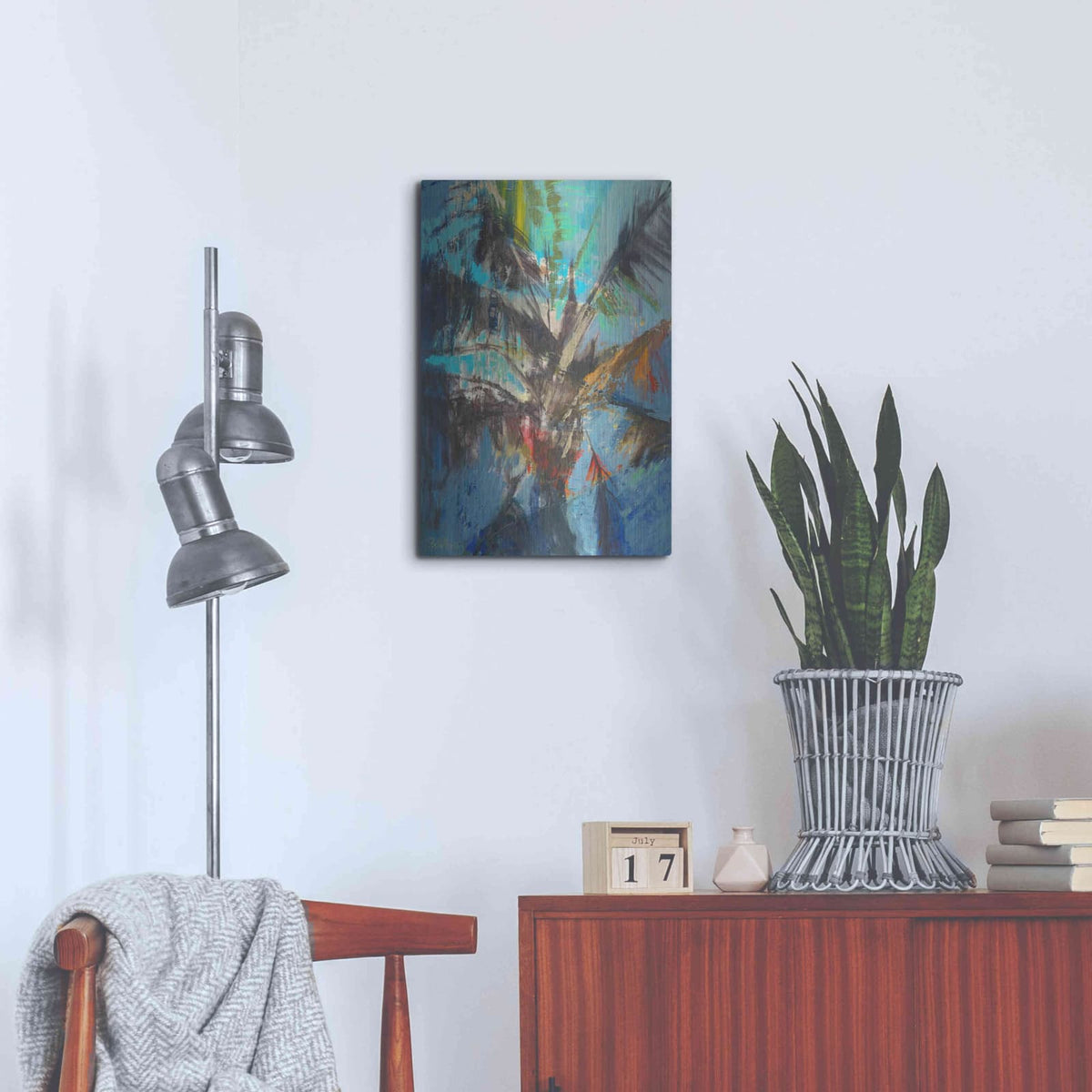 'Palm Sunday' by Beth Forst – Metal Wall Art, 16x24 room view