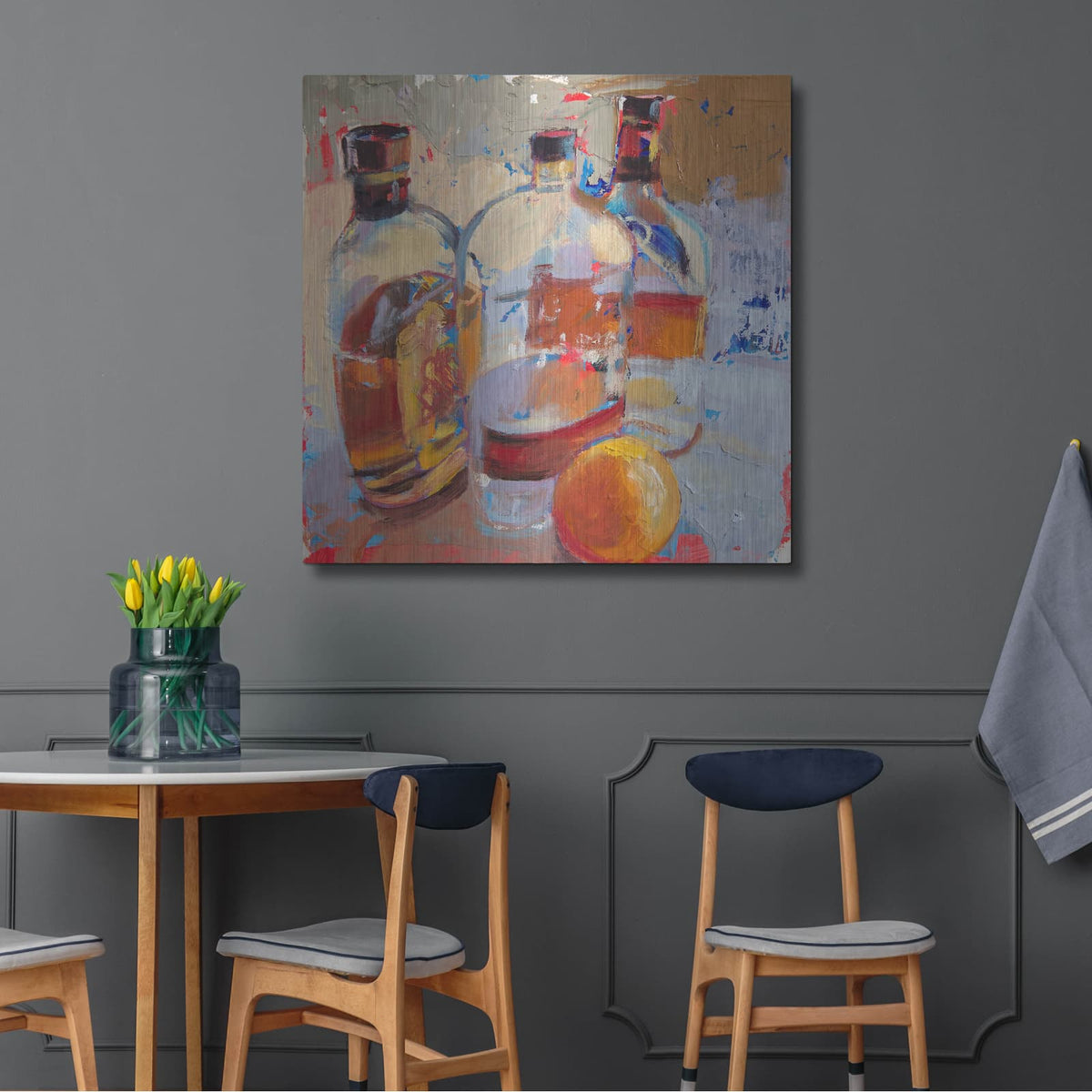 'Swangin’ & Aswayin’' by Beth Forst – Metal Wall Art, 36x36 room view