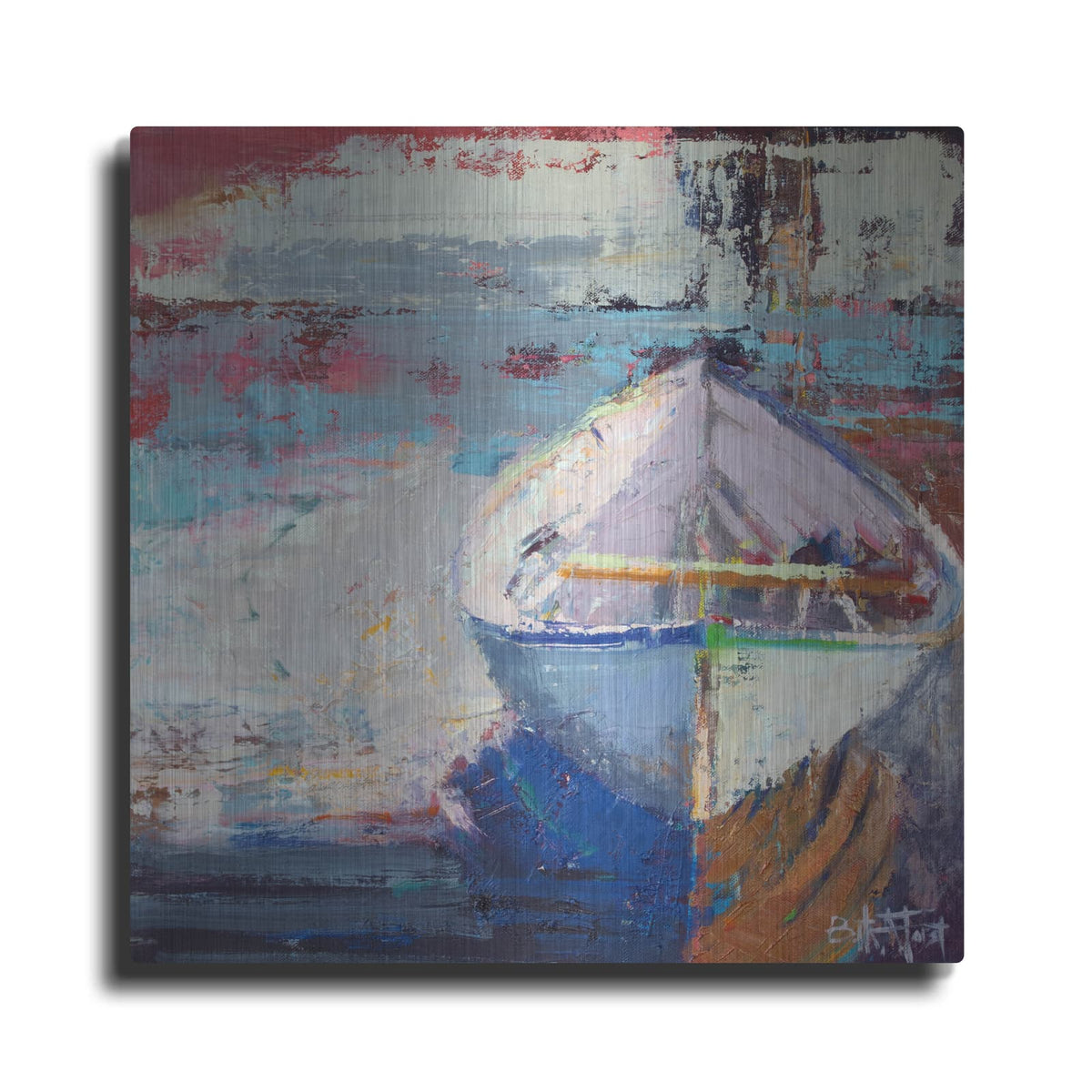 'Tidal Uber Navigation' by Beth Forst – Metal Wall Art
