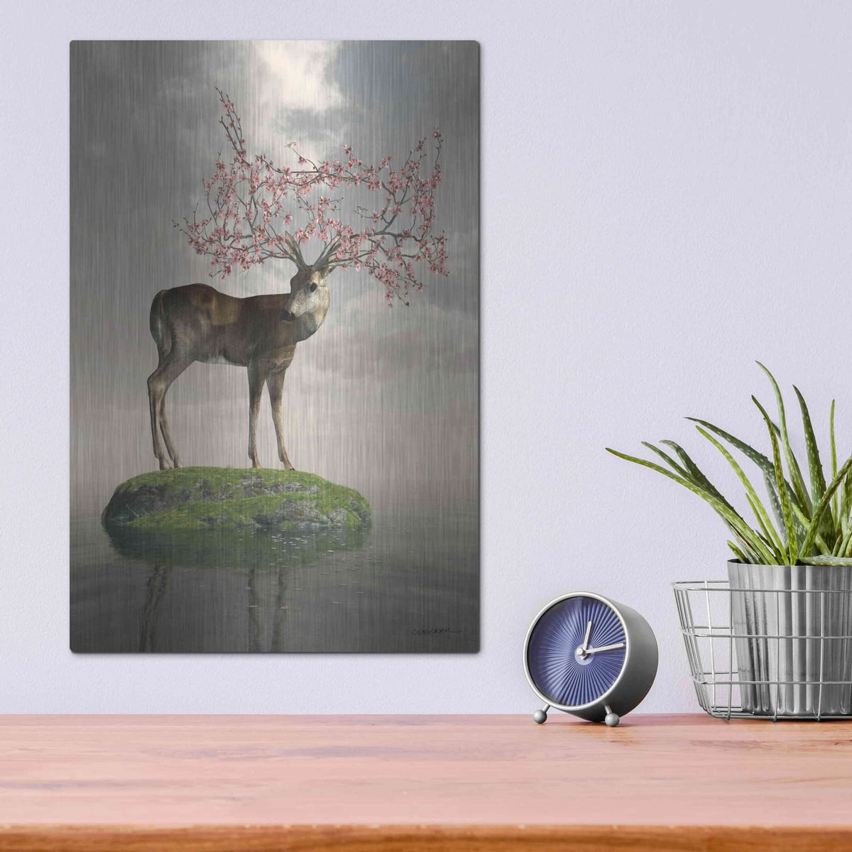 'The Guardian of Spring' by Cynthia Decker – Metal Wall Art, 12x16 room view