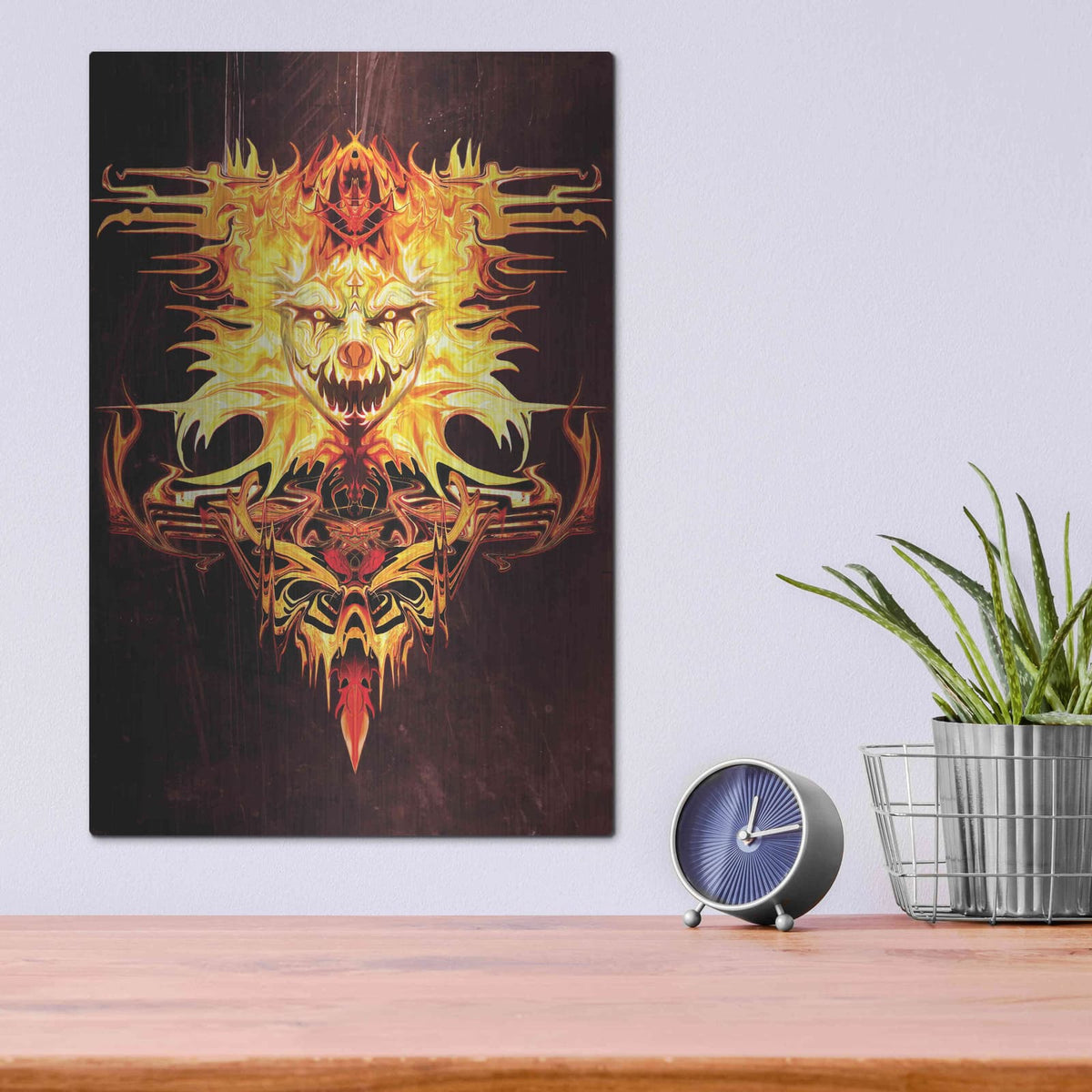 'Trickster' by Michael Stewart – Metal Wall Art, 12x16 room view