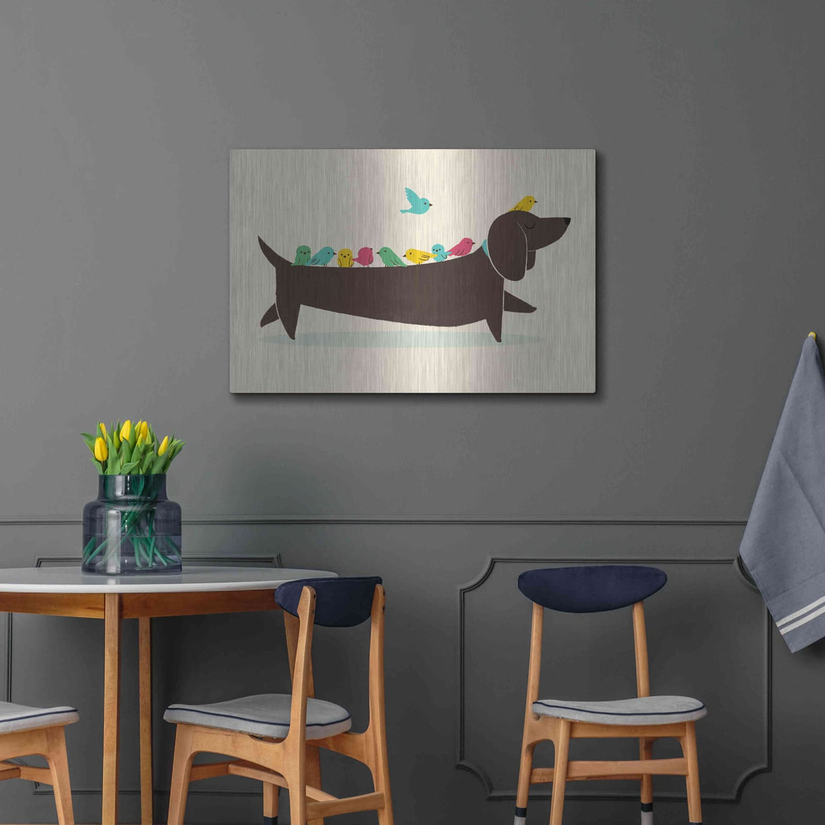 'Bird Dog' by Jay Fleck – Metal Wall Art, 36x24 room view