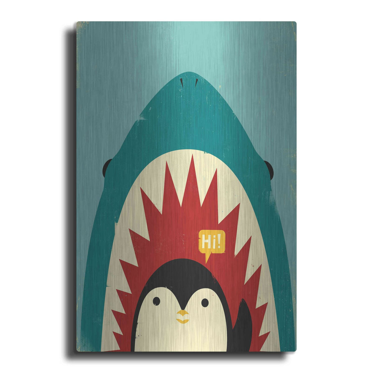 'Hi!' by Jay Fleck – Metal Wall Art