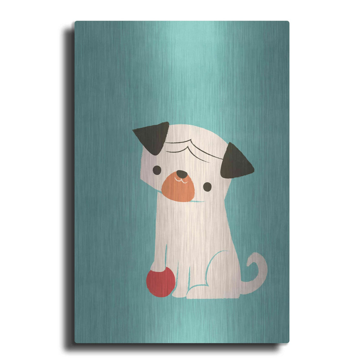'My Red Ball' by Jay Fleck – Metal Wall Art