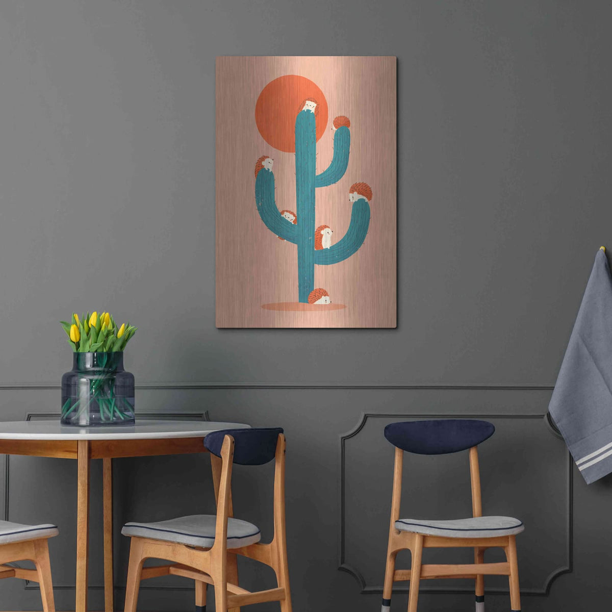 'Prickly' by Jay Fleck – Metal Wall Art, 24x36 room view