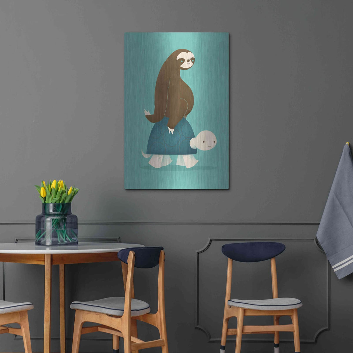 'Slow Ride' by Jay Fleck – Metal Wall Art, 24x36 room view