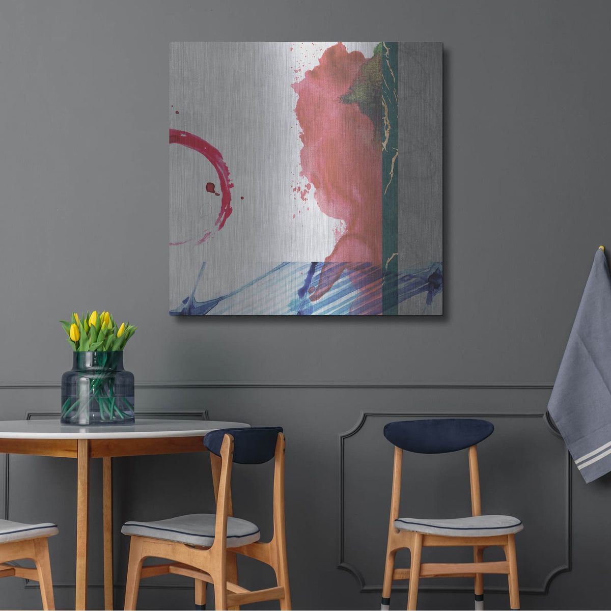 'Agenais 2' by Louis Duncan – Metal Wall Art, 36x36 room view