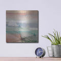 'Crimson Sunset No. 1' by Louis Duncan – Metal Wall Art, 12x12 room view