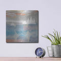'Crimson Sunset No. 2' by Louis Duncan – Metal Wall Art, 12x12 room view