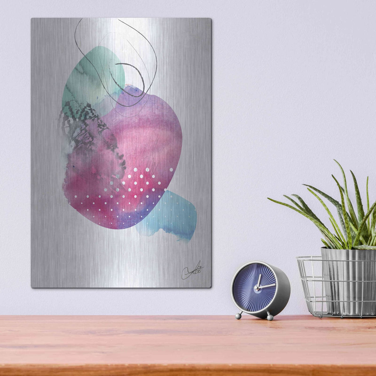 'Cultural Reflection No. 2' by Louis Duncan – Metal Wall Art, 12x16 room view