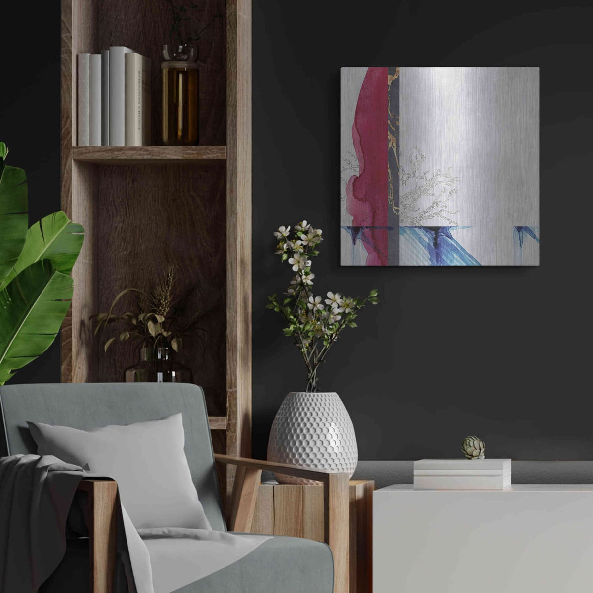 'East of Eden 1' by Louis Duncan – Metal Wall Art, 24x24 room view