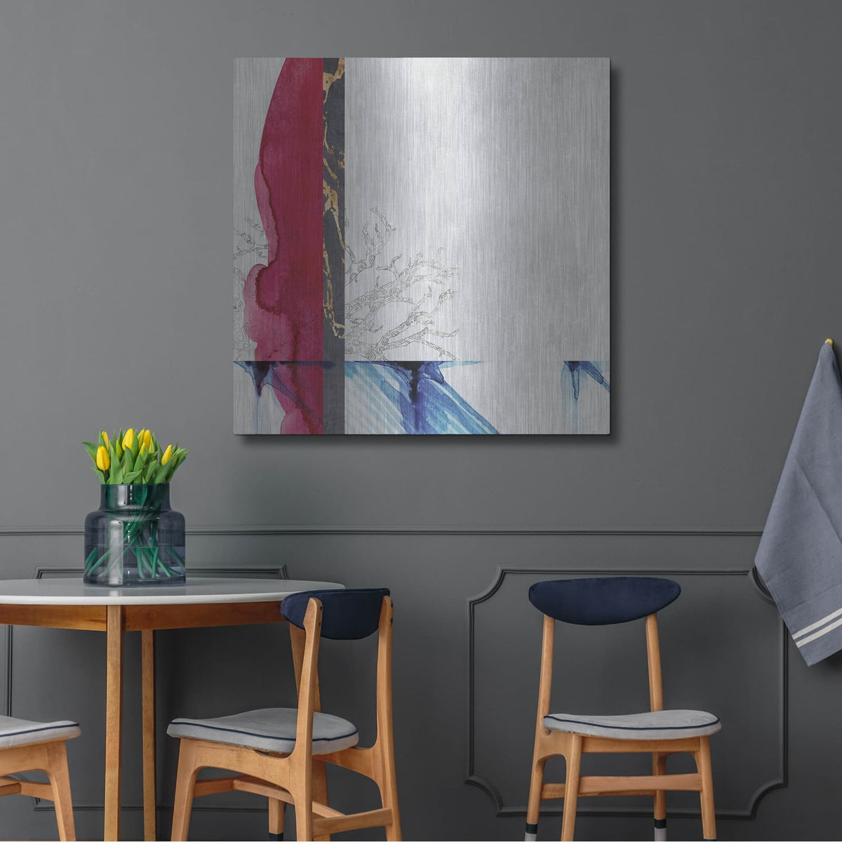 'East of Eden 1' by Louis Duncan – Metal Wall Art, 36x36 room view