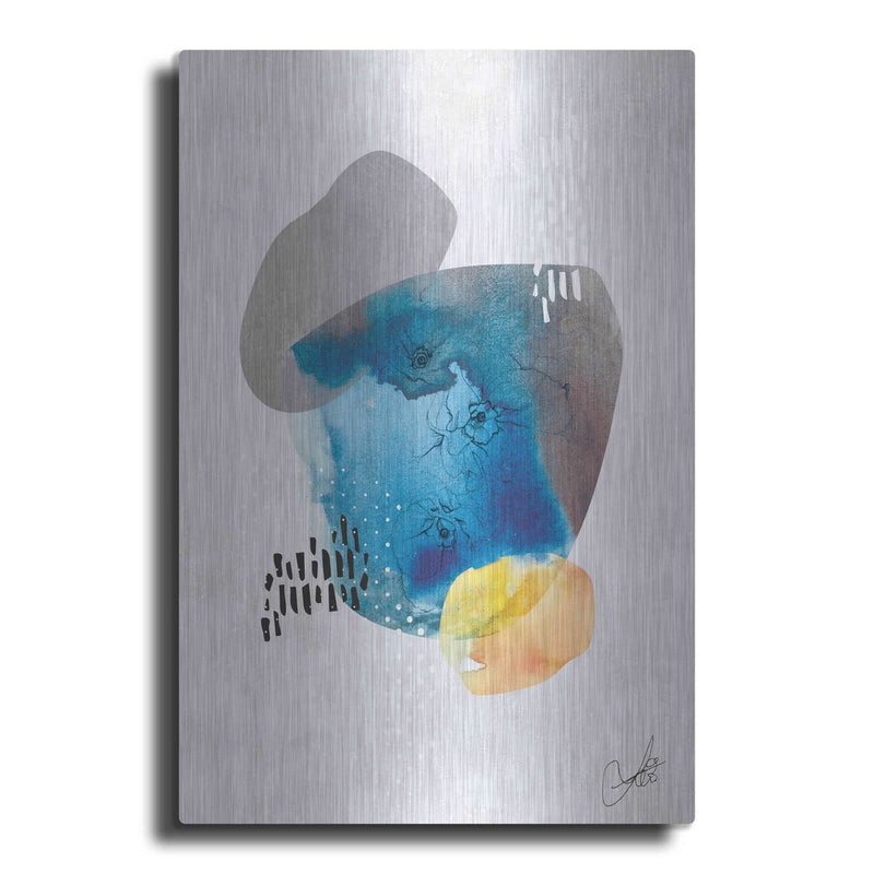 'Indigo Blossom No. 1' by Louis Duncan – Metal Wall Art