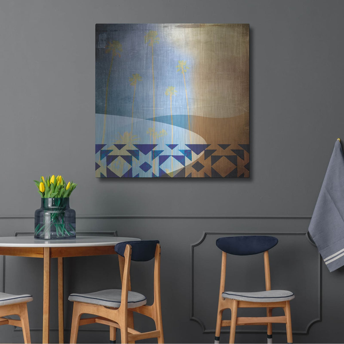'Tropic One' by Louis Duncan – Metal Wall Art, 36x36 room view