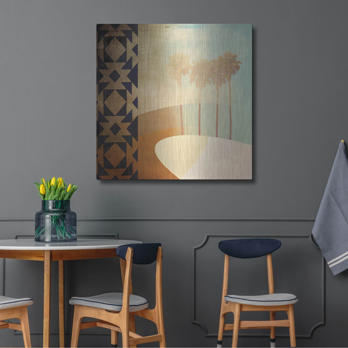 'Tropic Two' by Louis Duncan – Metal Wall Art, 36x36 room view