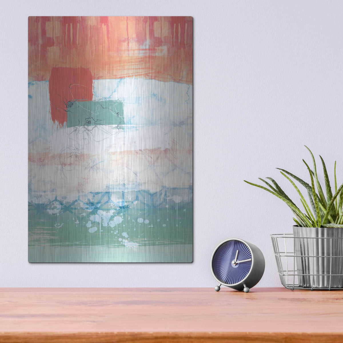 'Unexpected Bloom No. 2' by Louis Duncan – Metal Wall Art, 12x16 room view
