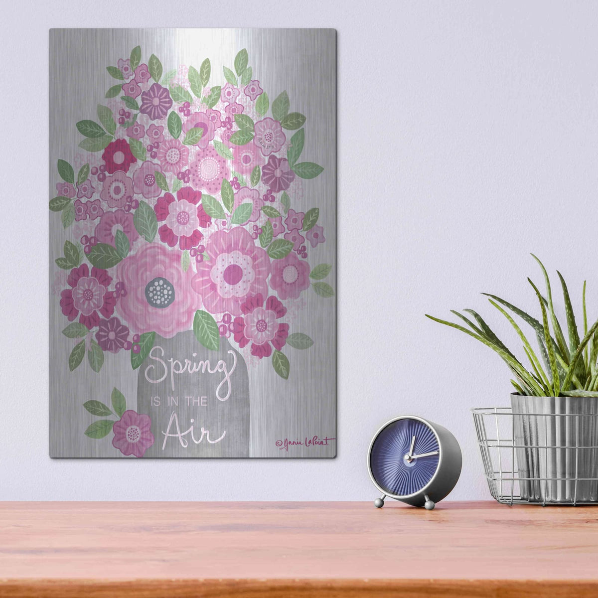 'Spring is in the Air' by Annie LaPoint – Metal Wall Art, 12x16 room view
