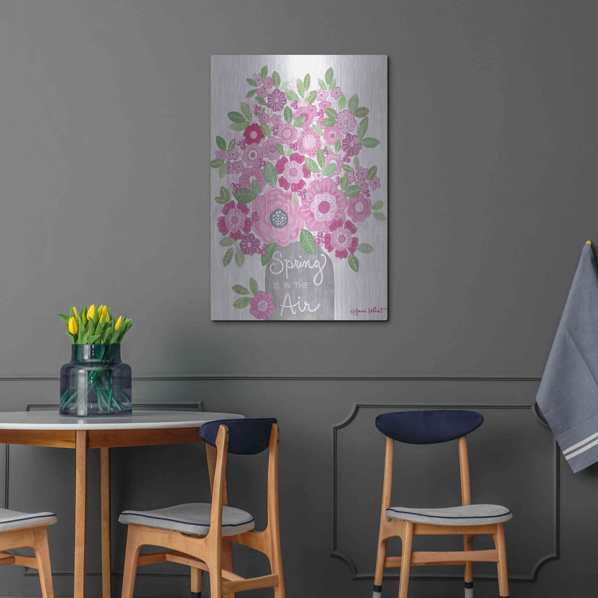 'Spring is in the Air' by Annie LaPoint – Metal Wall Art, 24x36 room view