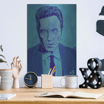 Luxe Metal Art 'CWalken 2' by Giuseppe Cristiano, Metal Wall Art,12x16