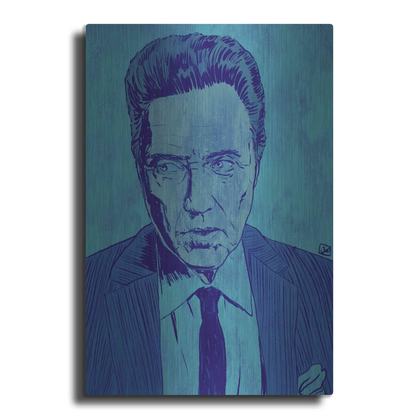 Luxe Metal Art 'CWalken 2' by Giuseppe Cristiano, Metal Wall Art